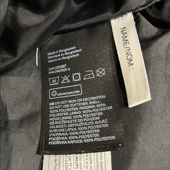 H&M Gradient Puffer Jacket with Hood - Picture 6 of 7